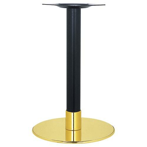 スチールベーステーブル脚 ベースサイズ：A400φ×H20×高さ700 品番：RSQ-N 塗装カラー：242-H ポール：76φ