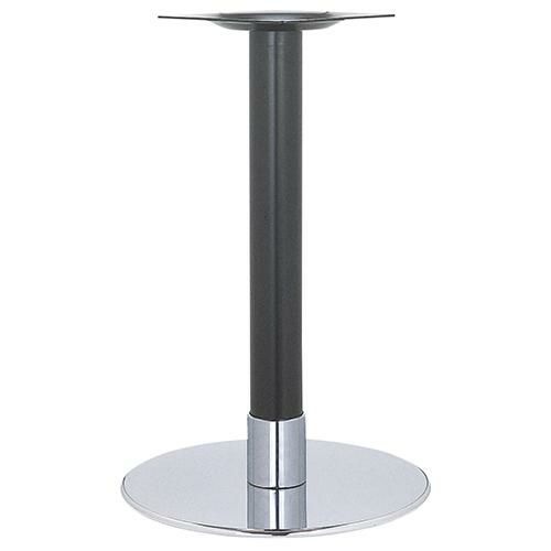 スチールベーステーブル脚 ベースサイズ：A450φ×H20×高さ700 品番：RSQ-N 塗装カラー：141-H ポール：101φ