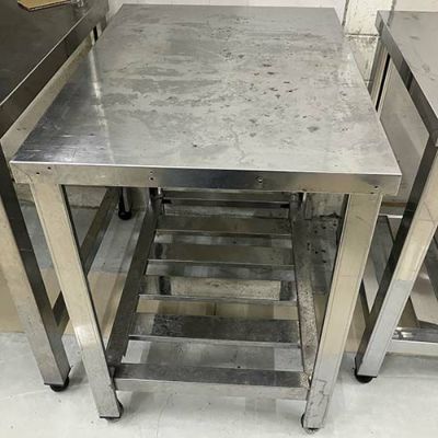 中古】コンロ台 幅600×奥行450×高さ650 【送料別途見積】【業務