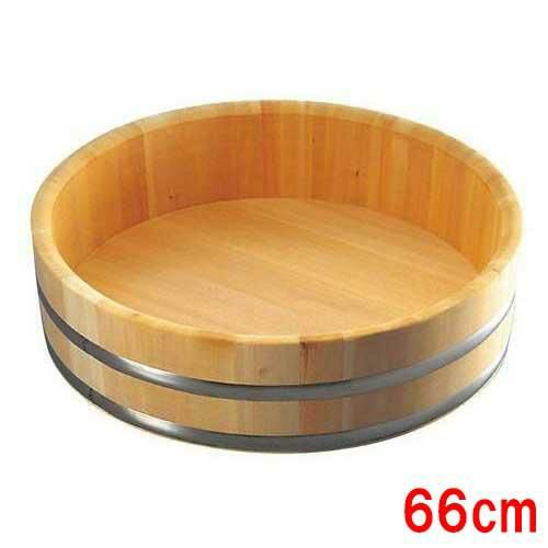 さわら 特上 飯台 ステンタガ底竹巻 66cm 5升