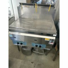 中古】二槽ガスフライヤー タニコー TGFL-87CW 幅870×奥行600×高さ800