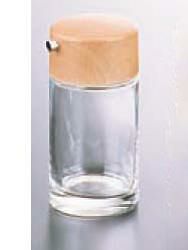 ソースさし No1684 大 木目 抗菌樹脂キャップ