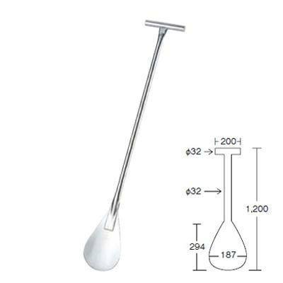 EBM 18-0 共柄 特大ヘラ型 給食用シャモジ 全長1200