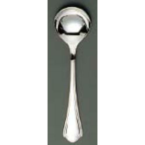 スープスプーン 【EBM 18-8 シェルブール(銀メッキ付)デザートスープスプーン】 EBM/ 全長:175