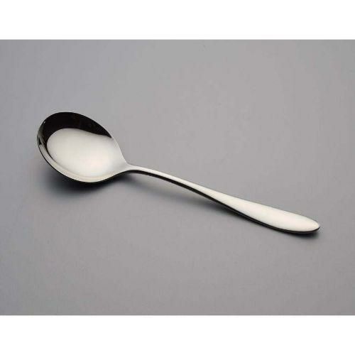 スープスプーン 【18-10 ジェンヌ No.5800 デザートスープスプーン】 / 全長:175 /【グループA】