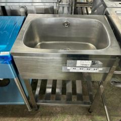 中古】一槽シンク BGなし タニコー 幅450×奥行600×高さ780 【送料別途