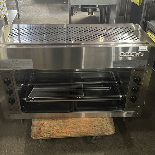 業界最長1年保証】【中古】両面式焼物器 アサヒサンレッド SGR-90 幅 