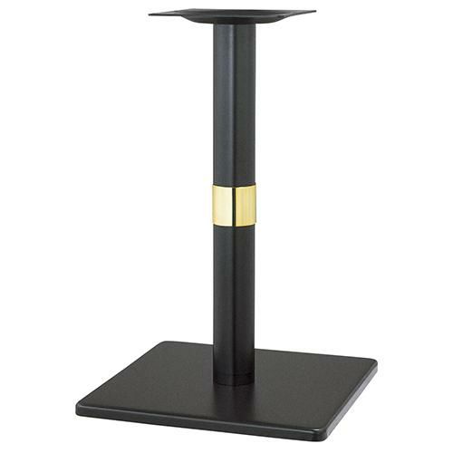 スチールベーステーブル脚 ベースサイズ：A500×B500×高さ700 品番：ST 塗装カラー：442-R ポール：101φ