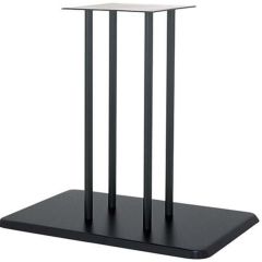 スチールベーステーブル脚 ベースサイズ：A560×B380×高さ700 品番：TST-5D-F 塗装カラー：44 ポール：25φ×4本 (150P×150)