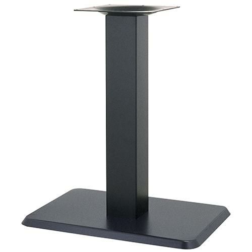 スチールベーステーブル脚 ベースサイズ：A560×B380×高さ700 品番：TST-5D-K 塗装カラー：44 ポール：100角