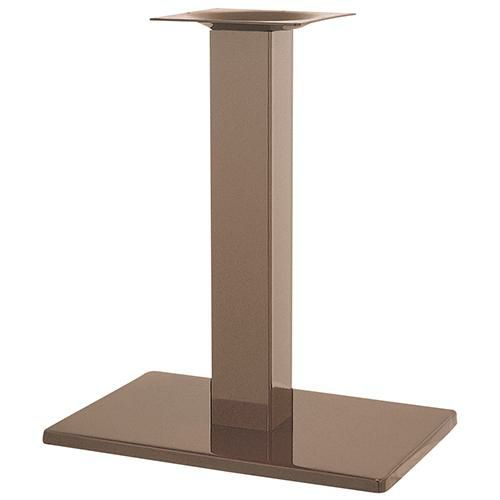 スチールベーステーブル脚 ベースサイズ：A550×B370×高さ700 品番：TST-K 塗装カラー：99 ポール：100角