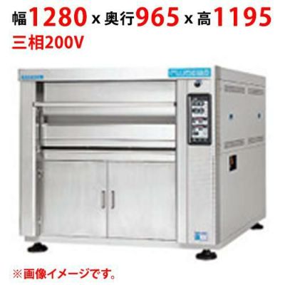 【受注生産品】【マルゼン】デッキオーブン プリンス PJT3-1S 幅1280×奥行965×高さ1195(mm) 三相200V 50/60Hz