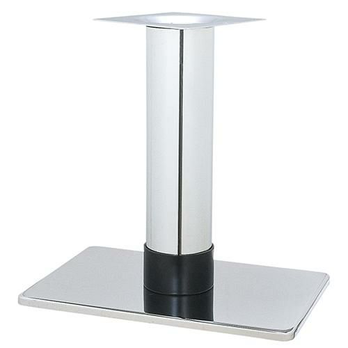 スチールベーステーブル脚 ベースサイズ：A680×B450×高さ700 品番：TST-L 塗装カラー：114-H ポール：139φ