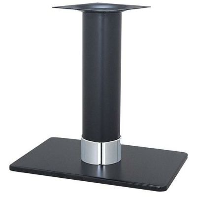 スチールベーステーブル脚 ベースサイズ：A850×B550×高さ700 品番：TST-L 塗装カラー：441-H ポール：139φ