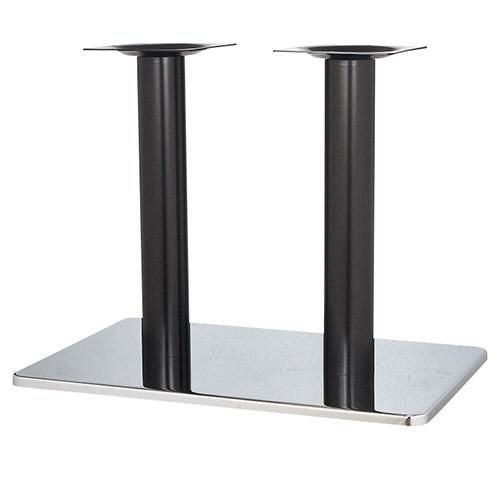 スチールベーステーブル脚 ベースサイズ：A680×B450×高さ700 品番：TST-W 塗装カラー：14 ポール：101φ×2