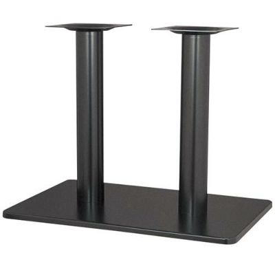 スチールベーステーブル脚 ベースサイズ：A680×B450×高さ700 品番：TST-W 塗装カラー：44 ポール：76φ×2