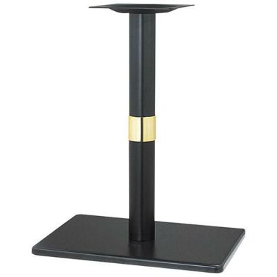 スチールベーステーブル脚 ベースサイズ：A550×B370×高さ700 品番：TST 塗装カラー：442-R ポール：76φ