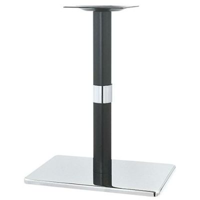 スチールベーステーブル脚 ベースサイズ：A680×B450×高さ700 品番：TST 塗装カラー：141-R ポール：76φ