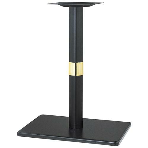 スチールベーステーブル脚 ベースサイズ：A680×B450×高さ700 品番：TST 塗装カラー：442-R ポール：76φ