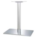 ステンレスH.Lベーステーブル脚 ベースサイズ：A700×B500×高さ700 品番：TST （ステンレスH・L） カラー：シルバー ポール：139φ