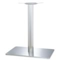 ステンレスH.Lベーステーブル脚 ベースサイズ：A700×B500×高さ700 品番：TST （ステンレスH・L） カラー：ポールステンレスヘアーライン ポール：139φ