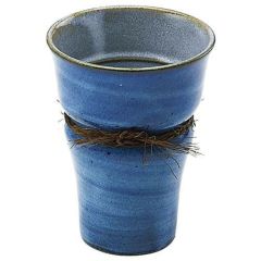 湯割タンブラー　灰釉ゴス巻