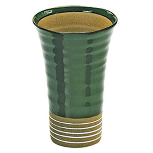 ろくろ目反タンブラー グリーン