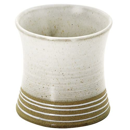 杵型ロックグラス 粉引斑点