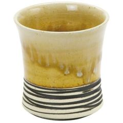 焼酎カップ　栗毛釉窯変