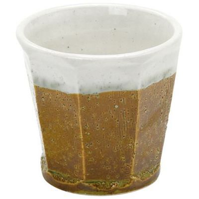 削り八角カップ　ビードロ