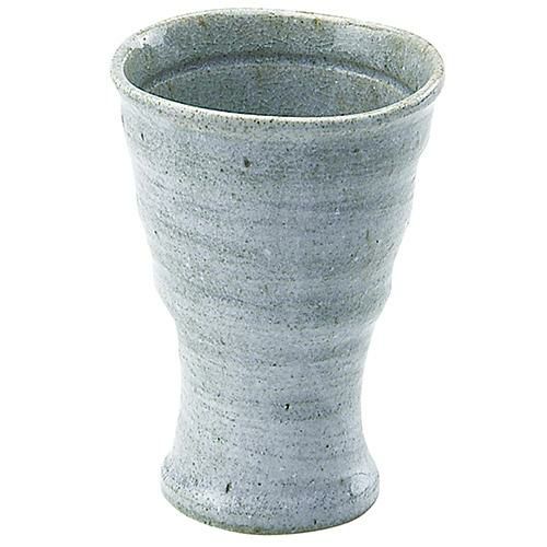 さざ波削りタンブラー　青磁刷毛