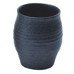 ハーフロックグラス　いぶし天目