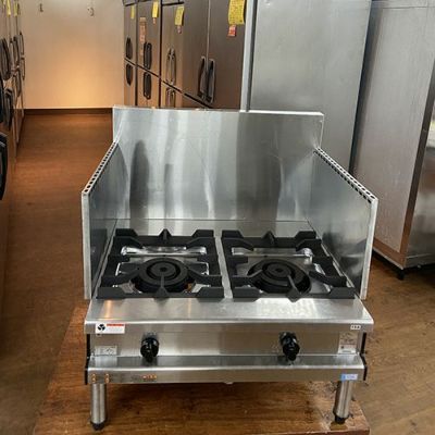 業界最長1年保証】【中古】ガススープレンジ 2口 タニコー TGL-0920AF