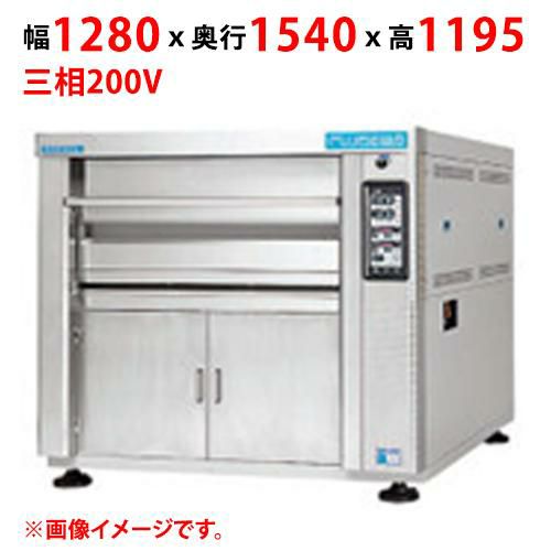 【マルゼン】デッキオーブン プリンス PJB3-1SL 幅1280×奥行1540×高さ1195 三相200V