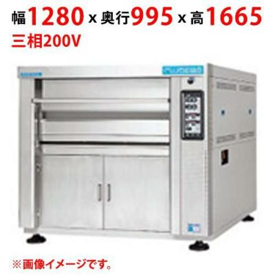 【受注生産品】【マルゼン】デッキオーブン プリンス PJT3-11SL 幅1280×奥行995×高さ1665(mm) 三相200V 50/60Hz