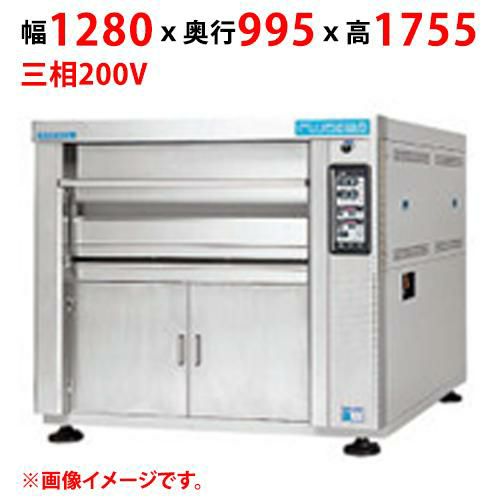 【マルゼン】デッキオーブン プリンス PJT3-22SL 幅1280×奥行995×高さ1755 三相200V