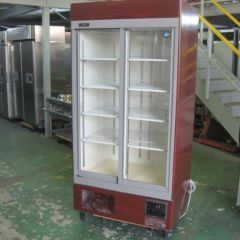 中古】冷蔵リーチインショーケース ホシザキ RSC-90DT-B 幅900×奥行450