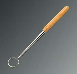 チョコレートフォーク No.5 木柄 丸型