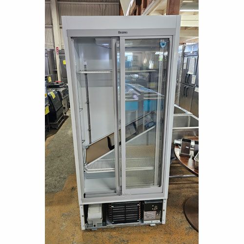 中古】冷蔵リーチインショーケース スライド扉 大和冷機 301SAU