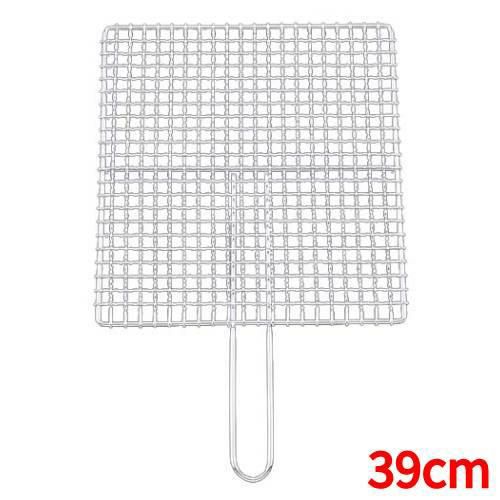 【EBM】焼アミ 39cm シングルハンドル クロームメッキ