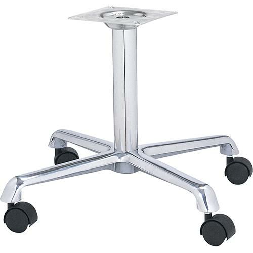 アルミダイキャストイス脚　キャスター付 ベースサイズ：A600×B440×C440×高さ450迄指定可 品番：DC-C-600 塗装カラー：11-C ポール：50φ