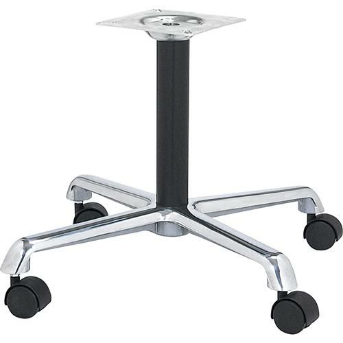 アルミダイキャストイス脚　キャスター付 ベースサイズ：A600×B440×C440×高さ450迄指定可 品番：DC-C-600 塗装カラー：14-C ポール：50φ