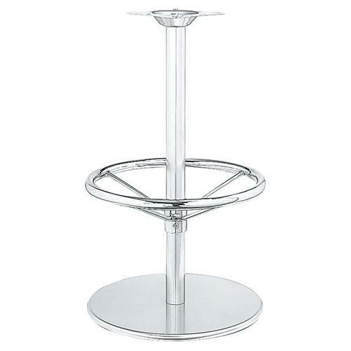 スチールベーススタンドイス脚（足掛付） ベースサイズ：A450φ×H20×高さ700迄指定可 品番：RSQ-N-R 塗装カラー：881-STP ポール：42φ