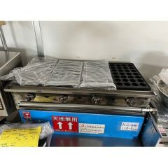 たこ焼き器_業務用_大３２穴X２連 たこ焼き器32穴ジャンボ穴 鉄鋳物 2連 : PROKITCHEN - 通販