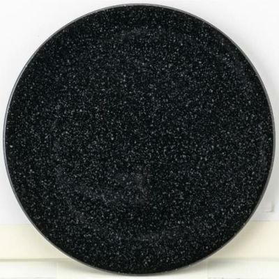 ピアット 黒御影19cm 平皿 黒御影/業務用