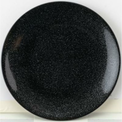 ピアット 黒御影24cm 皿  黒御影/業務用