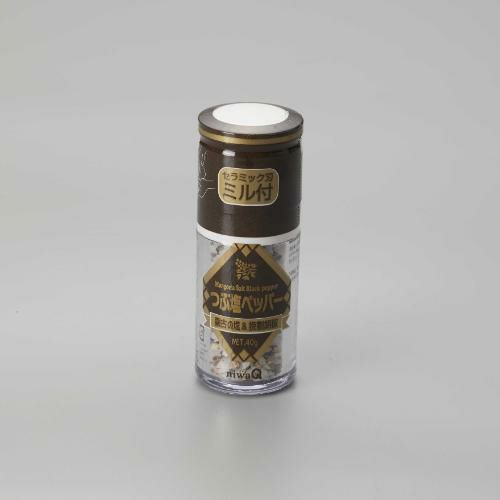 【マルシェ】つぶ塩ペッパーミル付き 40g