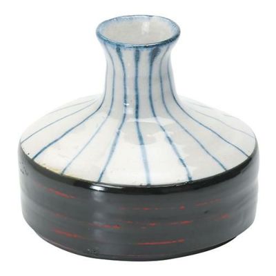 酒器（低）十草　黒