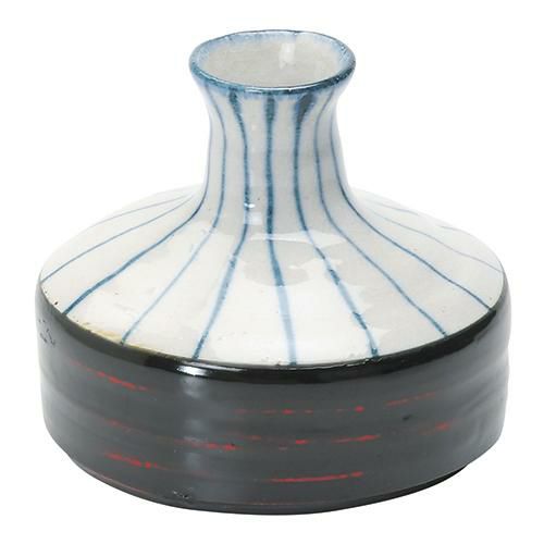 酒器（低）十草　黒