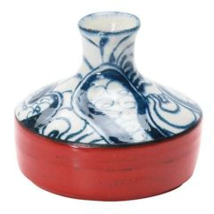 酒器（低）渦紋　赤